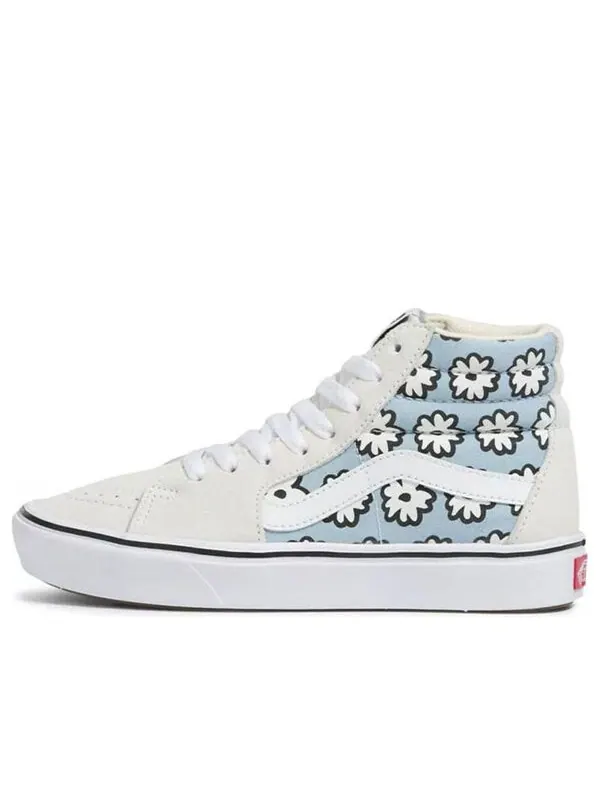 Кроссовки comfycush sk8-hi 'white blue' Vans — изображение 1 из 4, белый/синий
