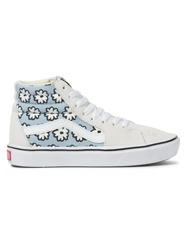 Кроссовки comfycush sk8-hi 'white blue' Vans — изображение 2 из 4, белый/синий