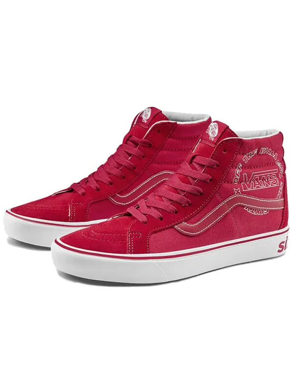 Кроссовки comfycush sk8-hi reissue 'red white' Vans — изображение 2 из 4, красный/белый