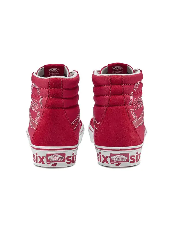 Кроссовки comfycush sk8-hi reissue 'red white' Vans — изображение 4 из 4, красный/белый