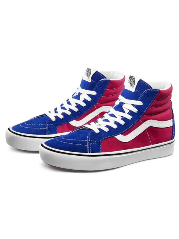 Кроссовки sk8-hi comfycush 'chili pepper true blue' Vans — изображение 2 из 4, красный