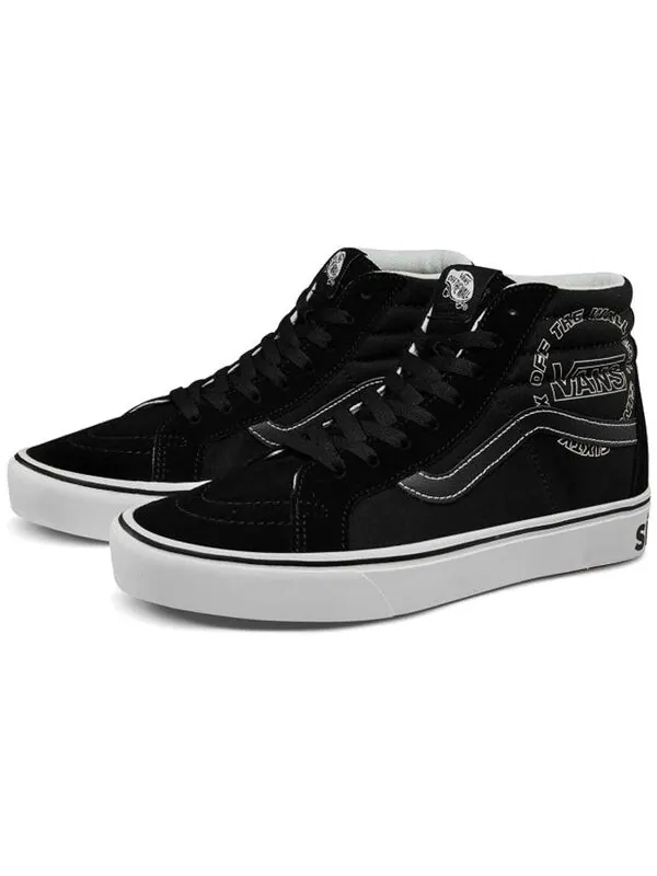 Кроссовки comfycush sk8-hi reissue 'distort' Vans — изображение 2 из 4, черный/белый