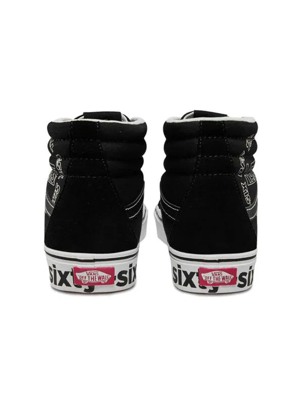 Кроссовки comfycush sk8-hi reissue 'distort' Vans — изображение 4 из 4, черный/белый