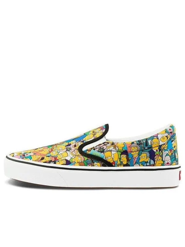 Кроссовки the simpsons x comfycush slip-on 'springfield' Vans — изображение 1 из 4, желтый/белый