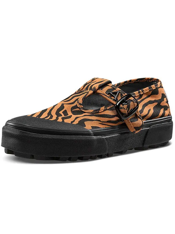 Кроссовки ashley williams x style 93 'tiger print' Vans — изображение 3 из 4, черный/оранжевый