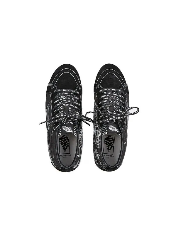 Кроссовки goodhood x vault og sk8-mid lx retro sneakers 'black white' Vans — изображение 4 из 4, черный/белый