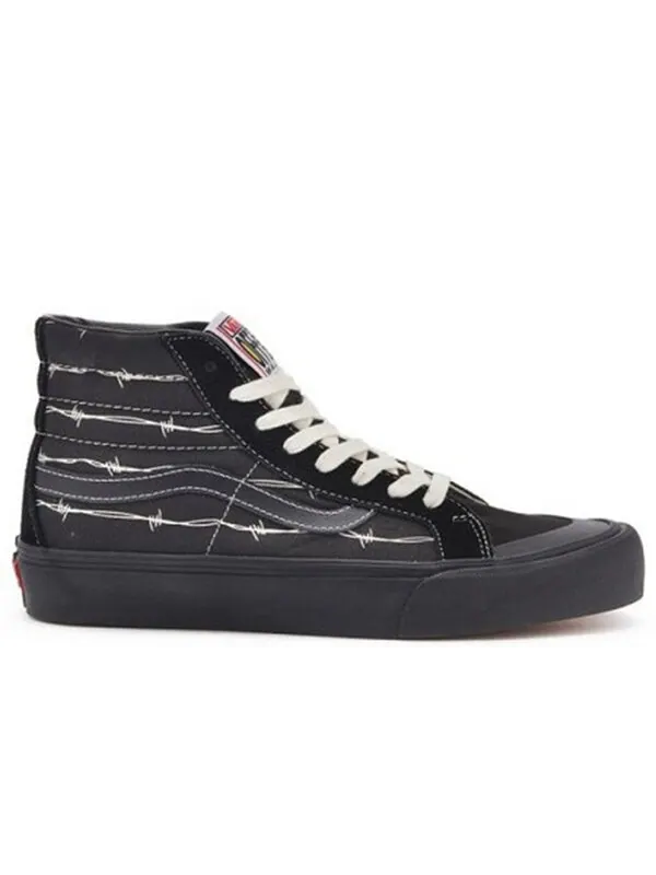 Кроссовки sk8-hi 138 sf 'barbed wire' Vans — изображение 2 из 4, черный