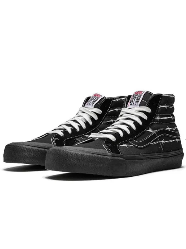 Кроссовки sk8-hi 138 sf 'barbed wire' Vans — изображение 3 из 4, черный
