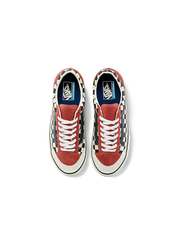 Кроссовки style 36 red/black/white checkboard redblackwhite Vans — изображение 4 из 4, белый