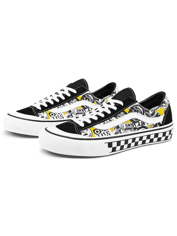 Кроссовки style 36 sf sneakers multi-color 'black' Vans — изображение 2 из 4, черный