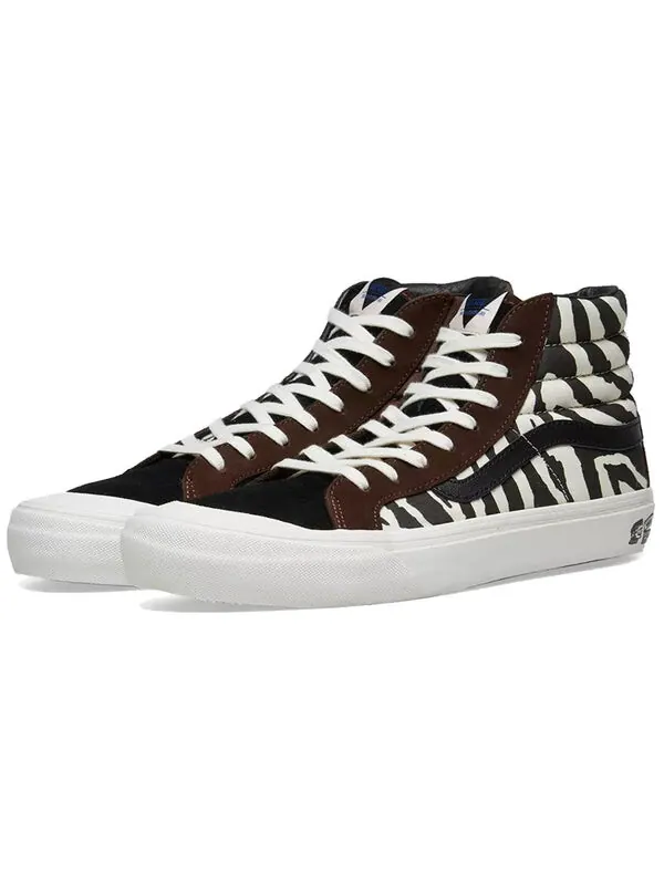 Кроссовки taka hayashi x style 138 lx 'zebra' Vans — изображение 3 из 4, черный