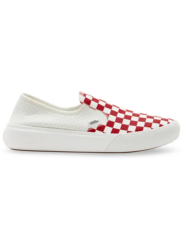 Кроссовки comfycush slip-on 'white red' Vans — изображение 2 из 4, белый/красный