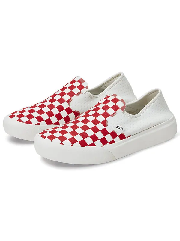 Кроссовки comfycush slip-on 'white red' Vans — изображение 3 из 4, белый/красный