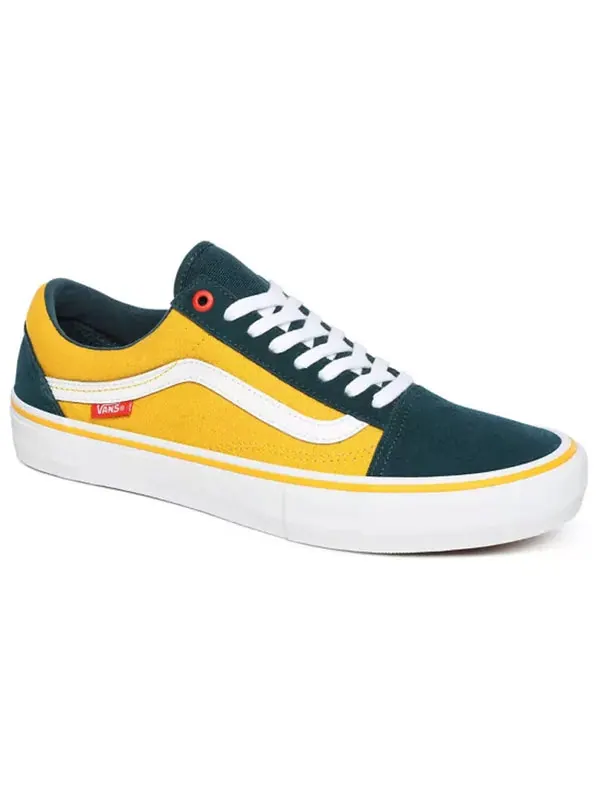 Кроссовки prime old skool pro 'yellow blue' Vans — изображение 3 из 4, желтый/синий