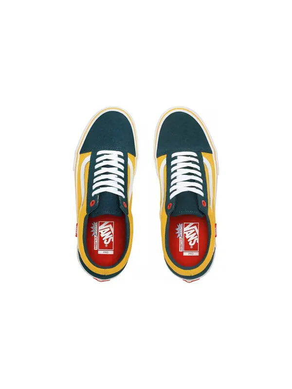Кроссовки prime old skool pro 'yellow blue' Vans — изображение 4 из 4, желтый/синий