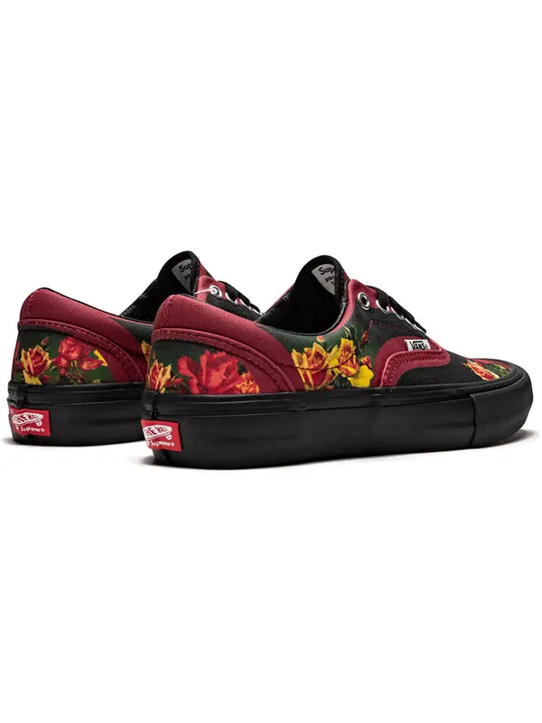 Кроссовки supreme x jean paul gaultier x era pro 'burgundy' Vans — изображение 3 из 3, красный/черный