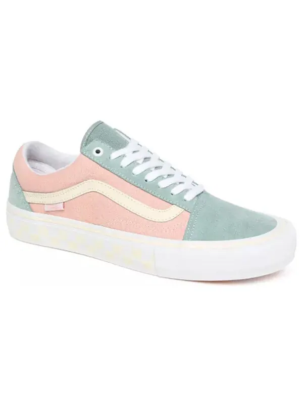 Кроссовки old skool pro 'washout' Vans — изображение 3 из 4, синий/розовый