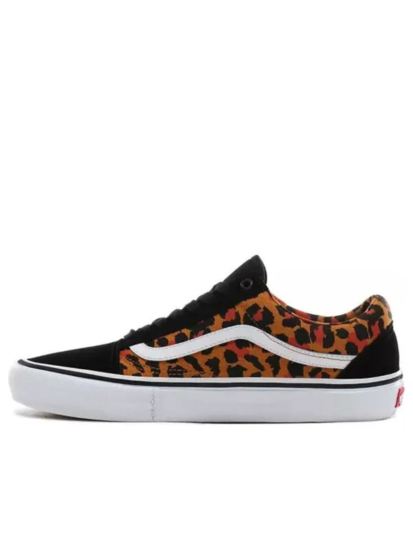 Кроссовки old skool pro 'leopard' Vans — изображение 1 из 4, черный/белый