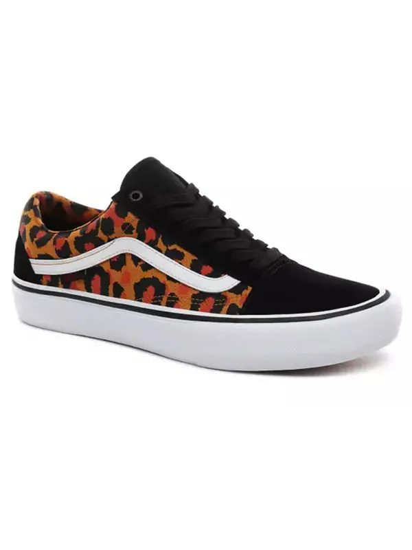 Кроссовки old skool pro 'leopard' Vans — изображение 3 из 4, черный/белый