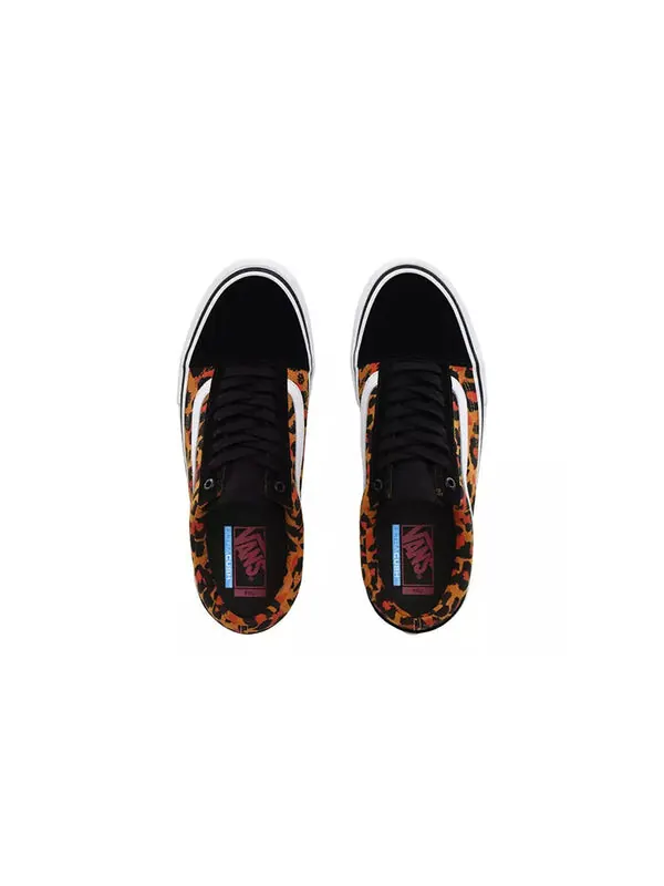 Кроссовки old skool pro 'leopard' Vans — изображение 4 из 4, черный/белый