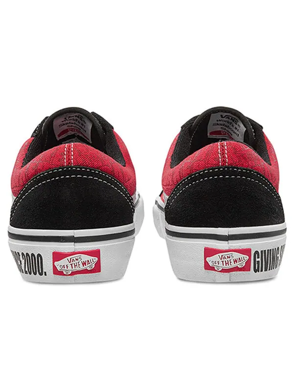 Кроссовки x baker old skool pro 'red white' Vans — изображение 4 из 4, красный/белый