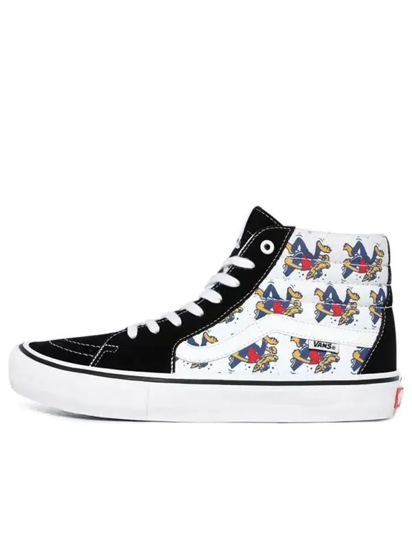 Кроссовки skate wolf sk8-hi pro 'black white' Vans — изображение 1 из 4, черный/белый