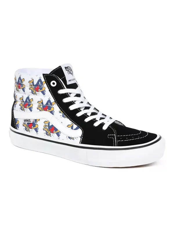 Кроссовки skate wolf sk8-hi pro 'black white' Vans — изображение 3 из 4, черный/белый