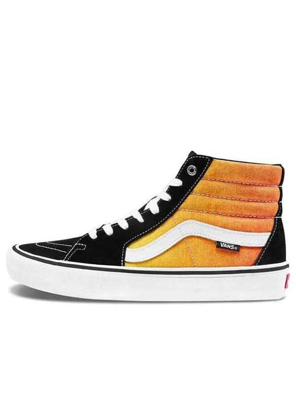 Кроссовки sk8-hi pro 'fade - black orange' Vans — изображение 1 из 4, черный/оранжевый