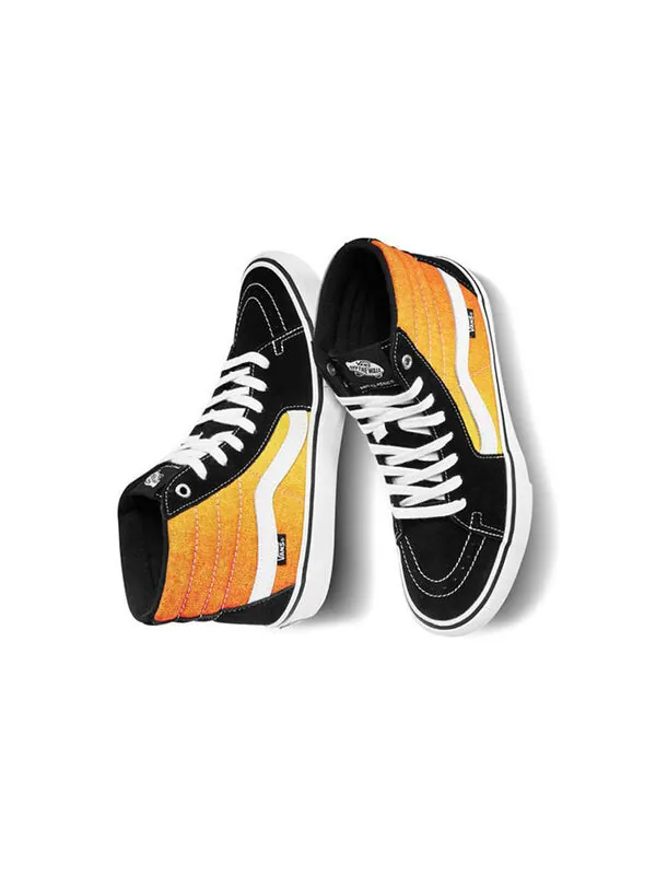 Кроссовки sk8-hi pro 'fade - black orange' Vans — изображение 4 из 4, черный/оранжевый