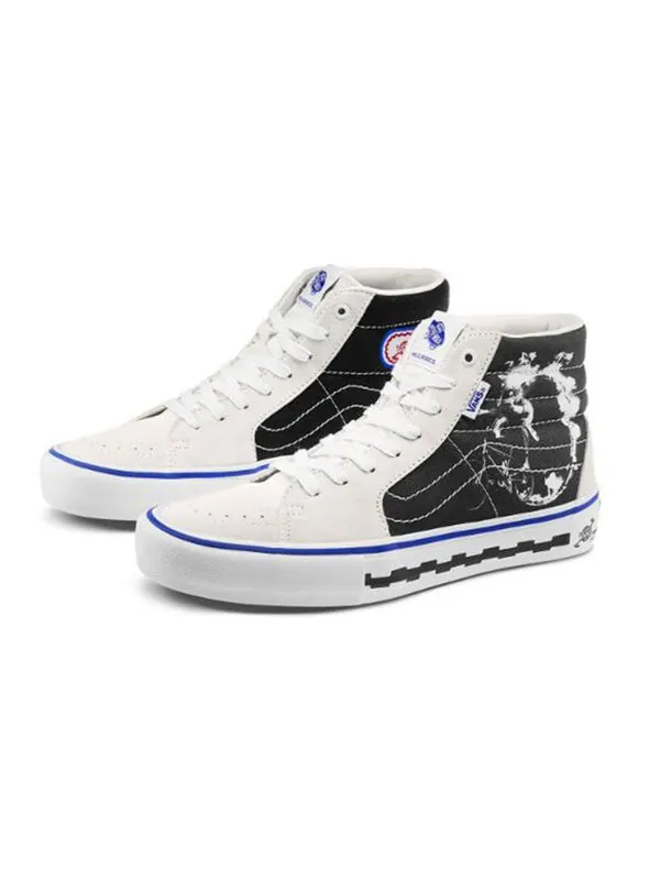 Кроссовки sk8-hi pro 'bmx '79' Vans — изображение 2 из 4, белый/черный