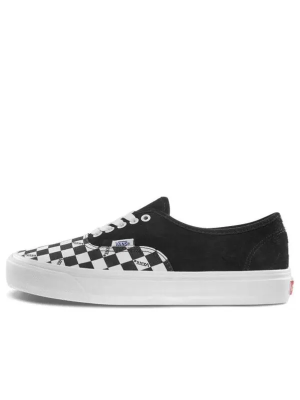 Кроссовки og authentic lx 'black checkerboard toe' Vans — изображение 1 из 4, черный