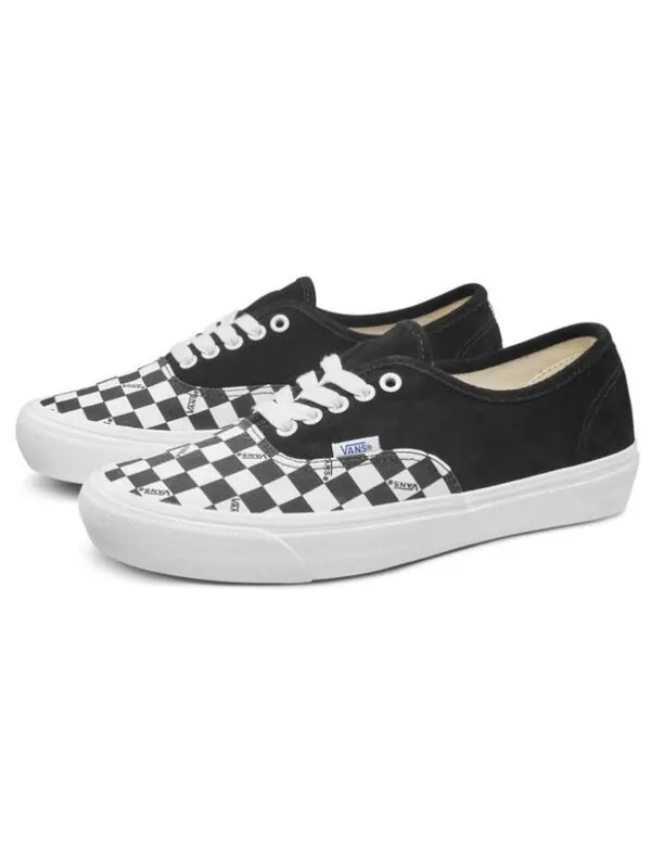 Кроссовки og authentic lx 'black checkerboard toe' Vans — изображение 2 из 4, черный