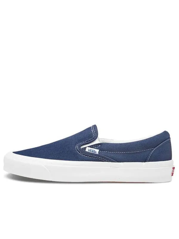Кроссовки og classic slip-on lx 'navy' Vans — изображение 1 из 4, синий