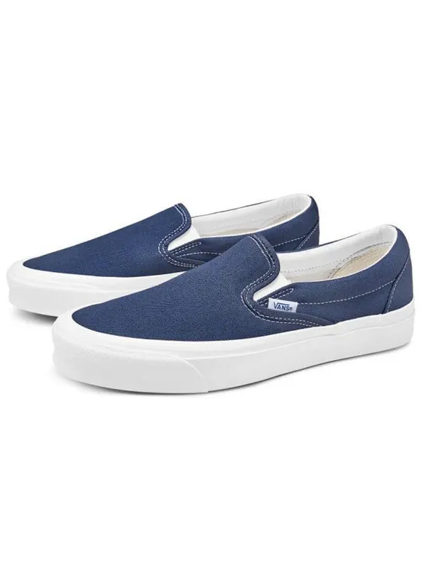 Кроссовки og classic slip-on lx 'navy' Vans — изображение 2 из 4, синий