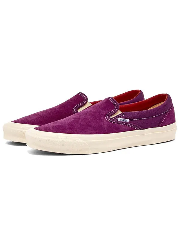 Кроссовки vault og slip-on lx purple Vans — изображение 2 из 4, фиолетовый