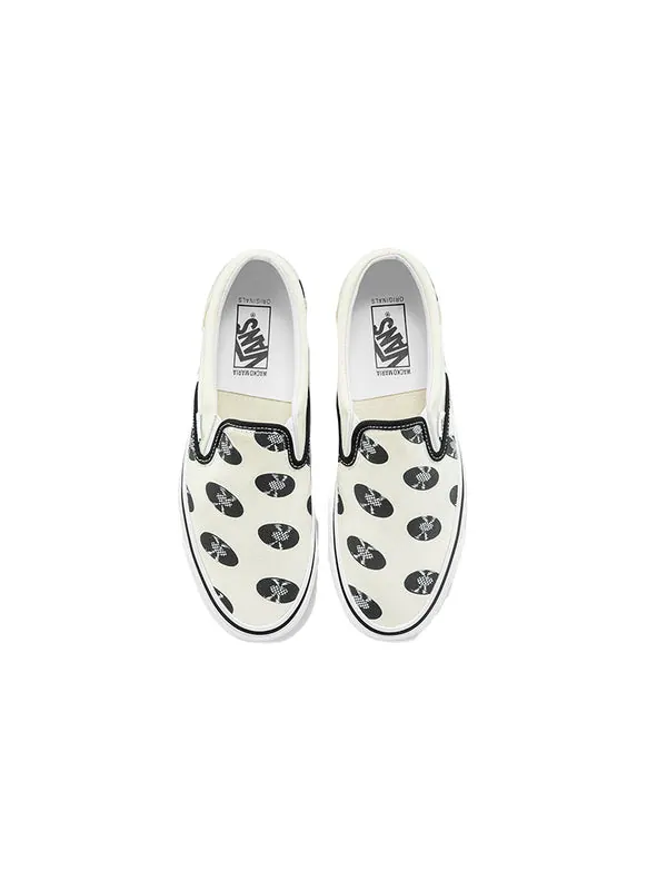 Кроссовки wacko maria x og classic slip-on lx 'white records' Vans — изображение 3 из 4, белый