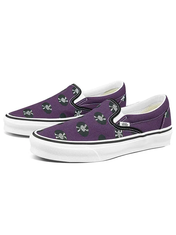 Кроссовки wacko maria x og classic slip-on 'purple records' Vans — изображение 2 из 4, коричневый