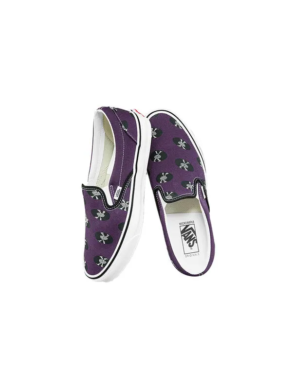 Кроссовки wacko maria x og classic slip-on 'purple records' Vans — изображение 4 из 4, коричневый