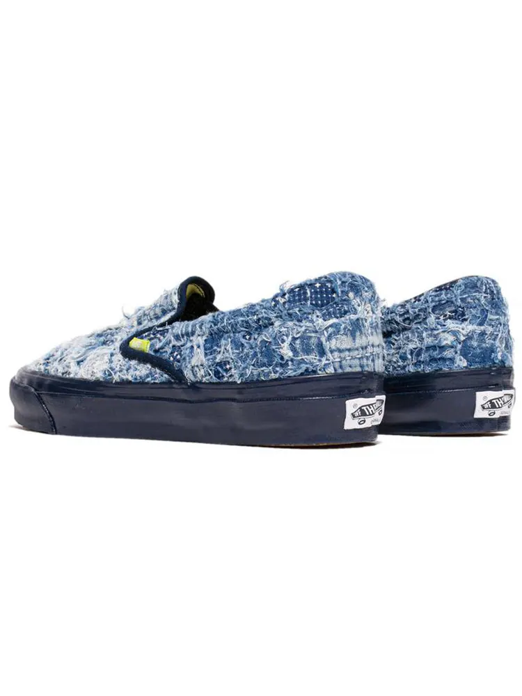 Кеды Vans FDMTL x OG Classic Slip-On LX 'Distressed Indigo' — изображение 4 из 4, синий