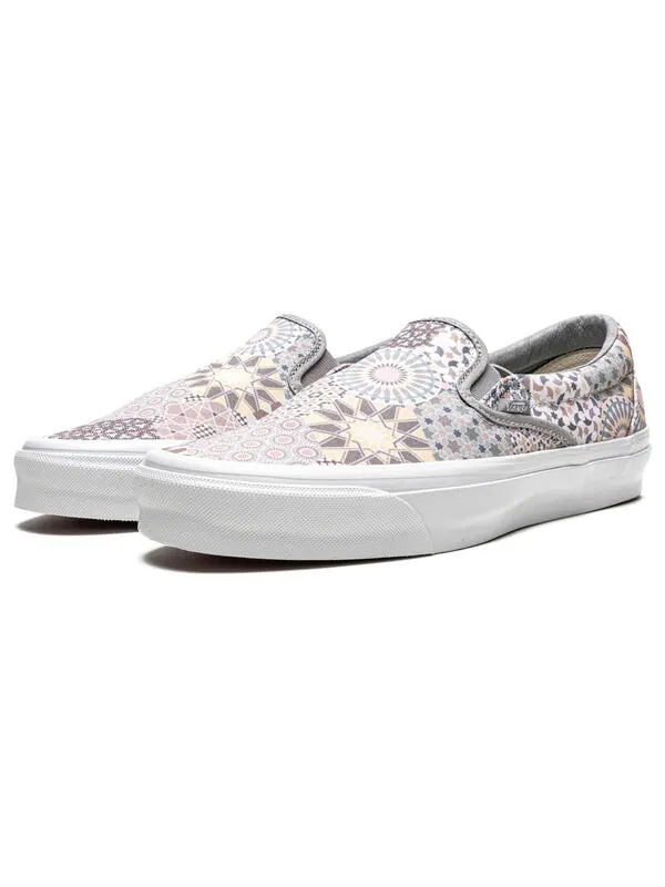 Кроссовки kith x vault og classic slip-on lx 'multi tile' Vans — изображение 3 из 4, мульти