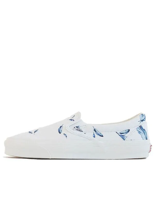 Кроссовки kith x vault og classic slip-on lx 'feathers' Vans — изображение 1 из 3, белый/синий
