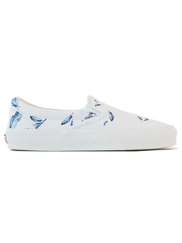 Кроссовки kith x vault og classic slip-on lx 'feathers' Vans — изображение 2 из 3, белый/синий