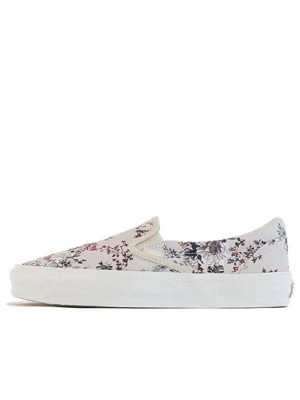 Кроссовки kith x vault og classic slip-on lx 'floral' Vans — изображение 1 из 3, белый/красный