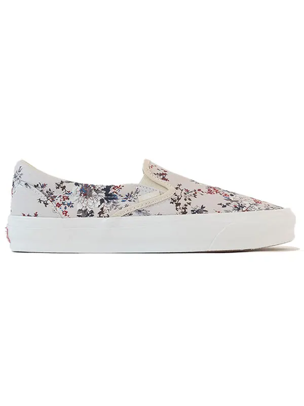 Кроссовки kith x vault og classic slip-on lx 'floral' Vans — изображение 2 из 3, белый/красный