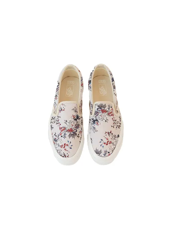 Кроссовки kith x vault og classic slip-on lx 'floral' Vans — изображение 3 из 3, белый/красный