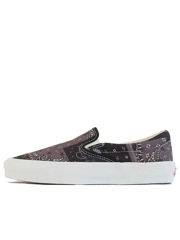 Кроссовки kith x vault og classic slip-on lx 'bandana - moonless night' Vans — изображение 1 из 3, фиолетовый