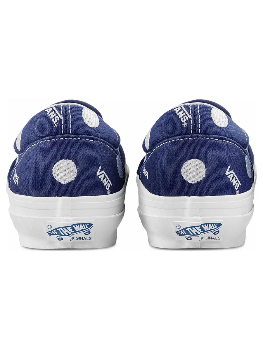 Кеды Vans OG Classic Slip-on LX Low Top Casual Skateboarding Shoes Unisex White Blue — изображение 5 из 5, белый