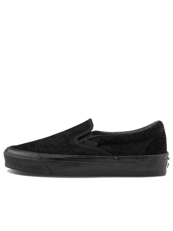 Кроссовки og classic slip-on lx 'velvet emboidery - leopard black' Vans — изображение 1 из 4, черный