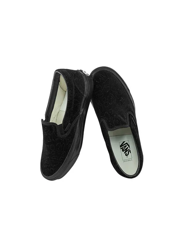 Кроссовки og classic slip-on lx 'velvet emboidery - leopard black' Vans — изображение 4 из 4, черный