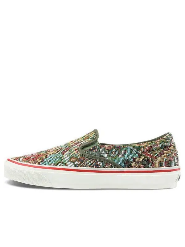 Кроссовки nigel cabourn x og classic slip-on lx 'carpet green mix' Vans — изображение 1 из 4, мульти